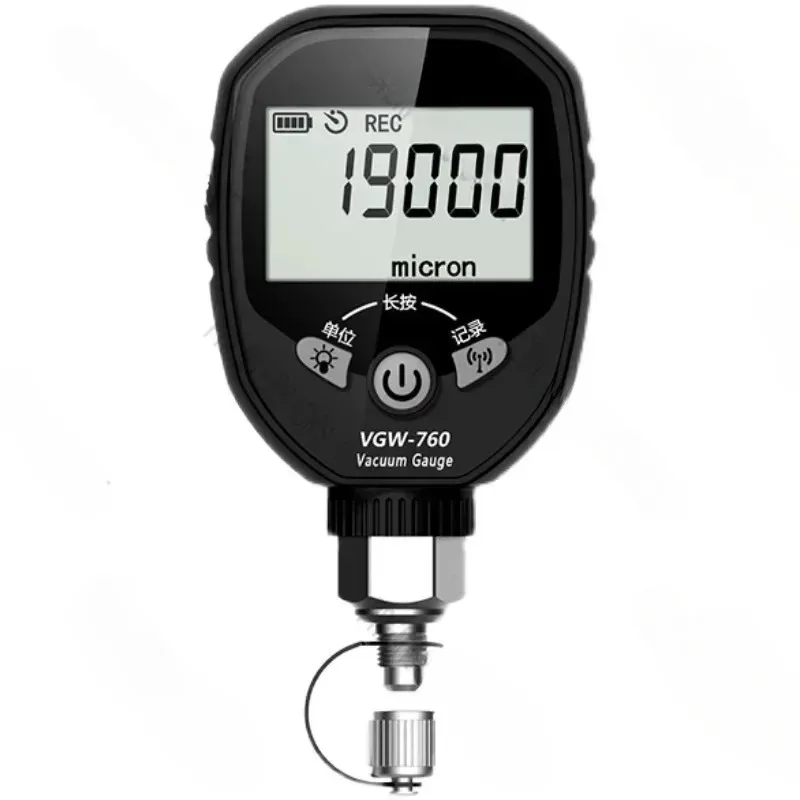 Wireless Vacuum Gauge VGW-760 Intelligent High-Precision Digital Electronic Refrigerant  Negative Pressure