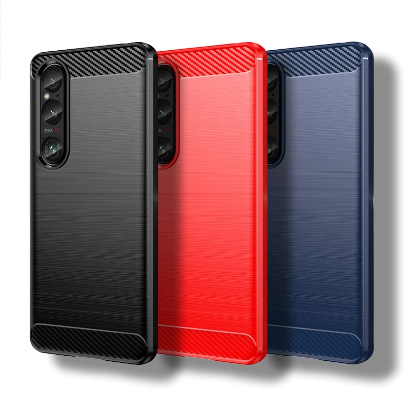 For Sony Xperia 1 VI Case For Xperia 1 VI 5G Cover 6.5 inch Shockproof Soft Silicone TPU Protective Bumper For Sony Xperia 1 VI