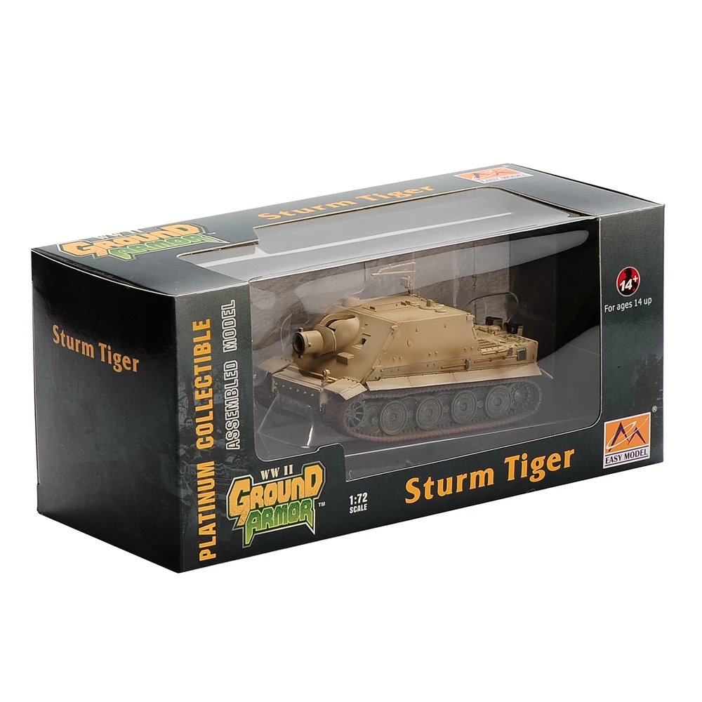 1/72 Sturm Tiger /Jagd Tiger（H) S.Pz.Jag.Abt.653  Military Tank Vehicle  Diecast Tank Model Collection