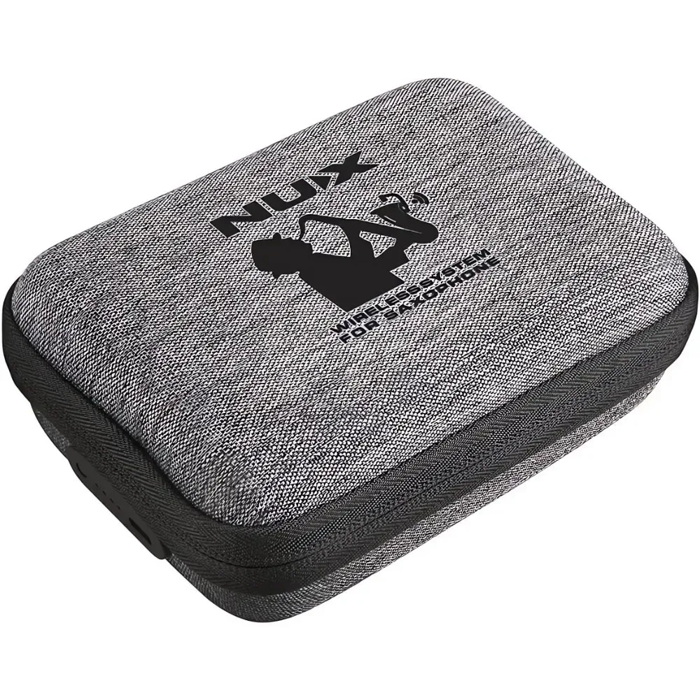 نظام NUX B-6 الساكسفون اللاسلكي مع علبة شحن، نطاق التشغيل 20 مترًا، صوت عالي الدقة 24 بت/44.1 كيلو هرتز، 2.4 جيجا هرتز