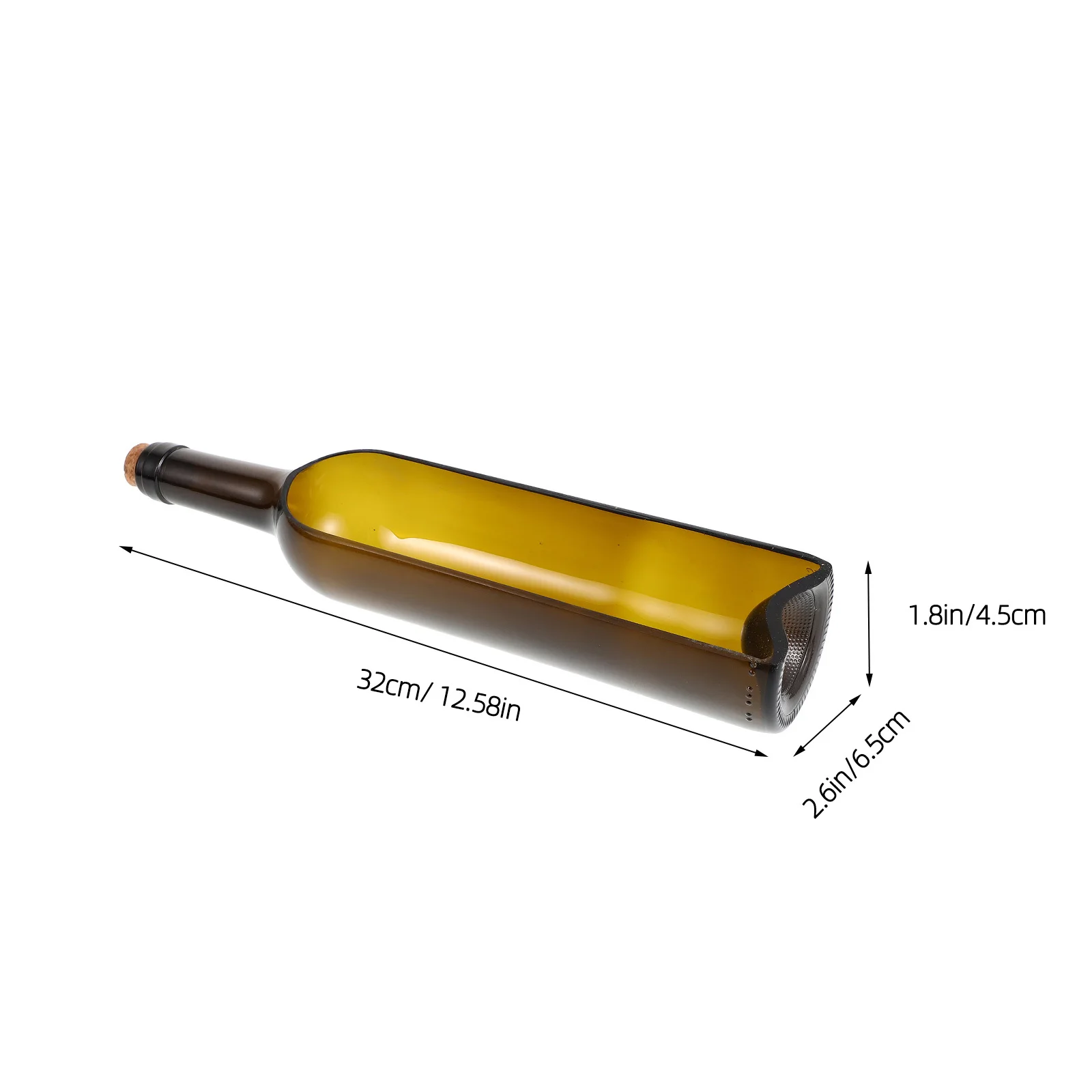 المعاد تدويرها زجاجة النبيذ زارع العصارة الزجاج زهرية ترتيبات الأزهار وعاء الفاكهة متعدد الاستخدامات الشمعدان ديكور المنزل داخلي #4