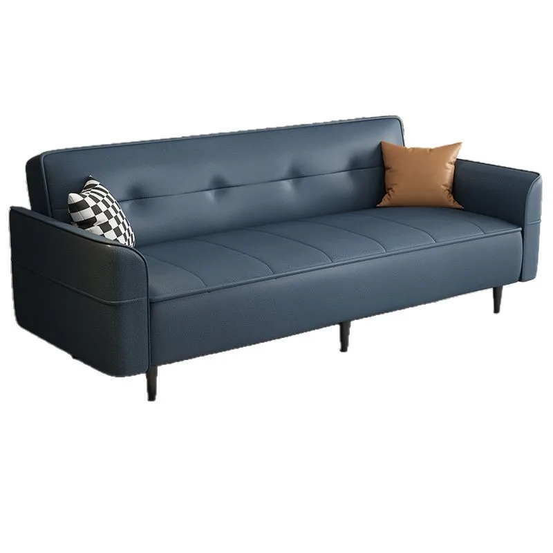 Cat scratching leather sofa piano keys simple modern folding sofa bed dual-purpose small household rental room living room