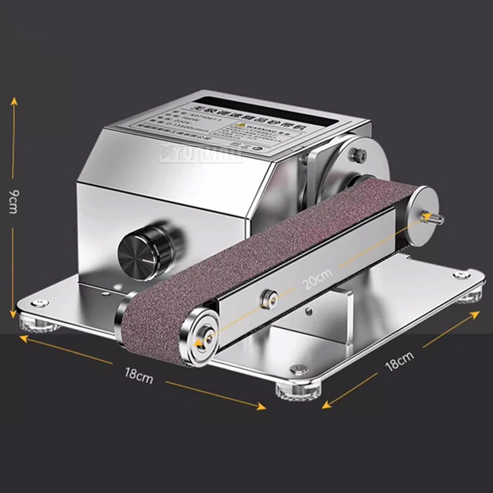 Máquina afiladora eléctrica, muela de terrazo de grado Industrial, máquina de correa de arena, molienda completamente automática
