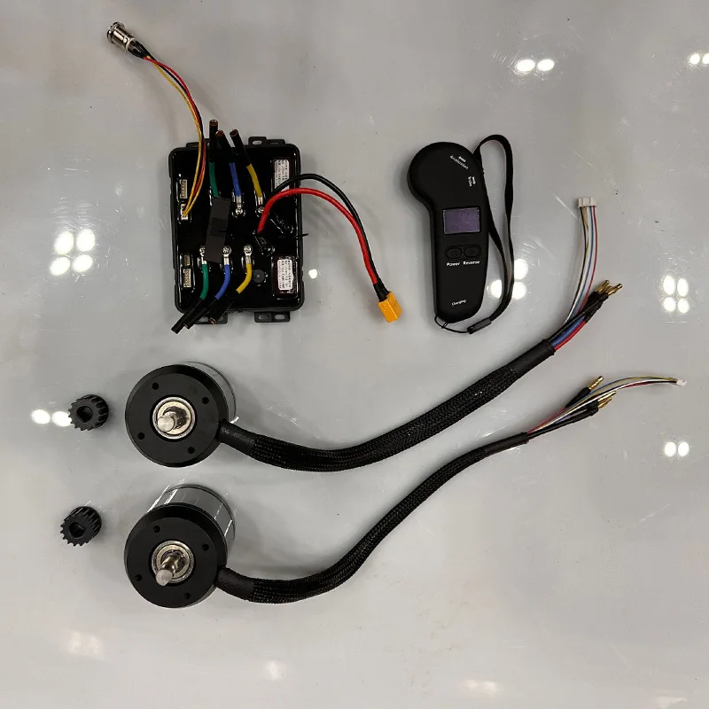 6374 Brushless Motor + 50A ESC Controller Kit, LCD Wireless Remote for DIY E‑Skateboard Go‑Kart