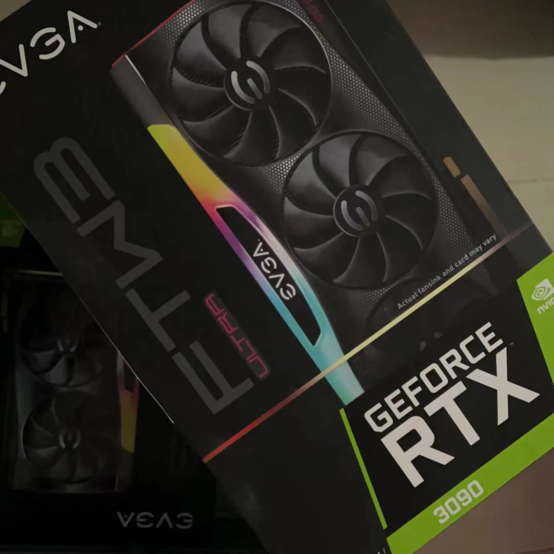 Second-hand EVGA G eForce RTX 3090 XC3  24G GDDR6X iCX3 Technology GAMING Video Card