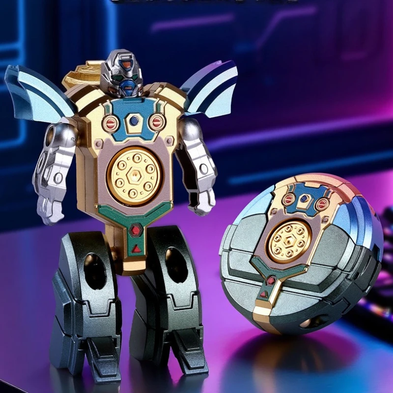 New Stress Relief Cube Transforming Robot Fidget Spinner Two Forms ABS Hand Spinner EDC Adult Fidget Toys