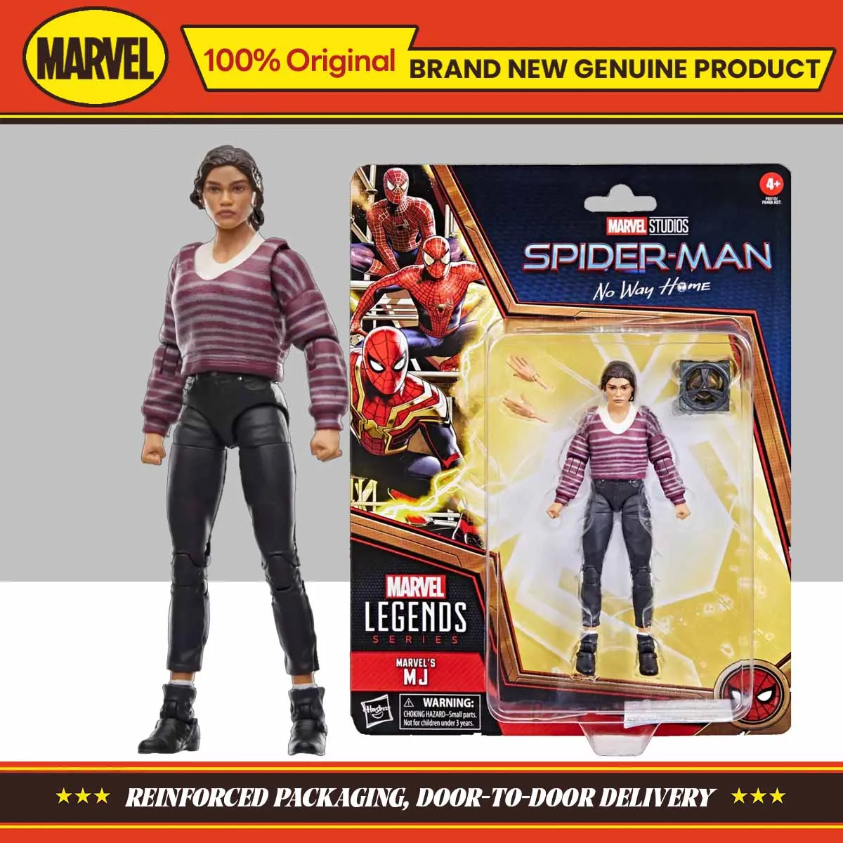 Hasbro Toys Hasbro Marvel Legends Series Spider-Man: No Way Home Marvel's MJ 15CM colección de figuras de acción regalos de modelos originales