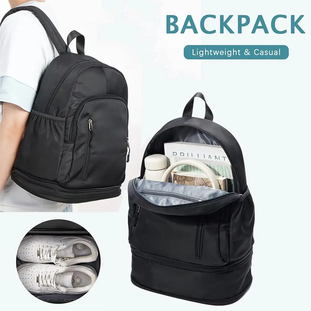 Large Capacity Fitness Training Bag Multi-Color Anti-Scratch College Student Backpack Wear-Resistant Wet Dry Separation