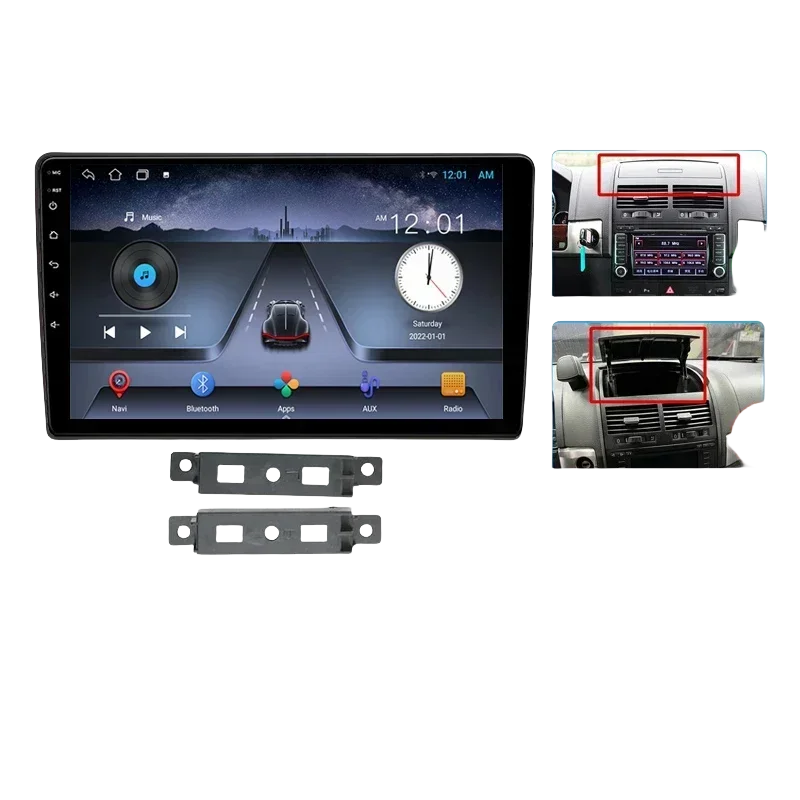 

Car Radio For Volkswagen Touareg 2003 - 2010 2K QLED Android 13 Multimedia Video Player AI Voice CarPlay GPS 4G Head Unit