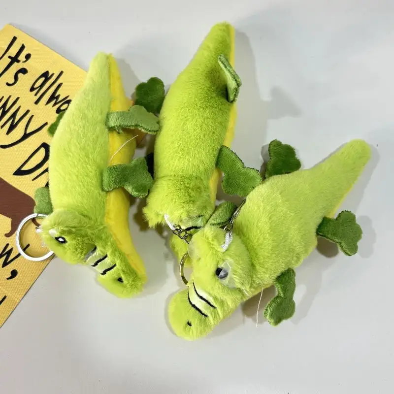 15 سنتيمتر الكرتون التمساح أفخم المفاتيح جميل محشوة دمية كيرينغ حقيبة قلادة ظهره معلقة الديكور مفتاح حامل الهدايا