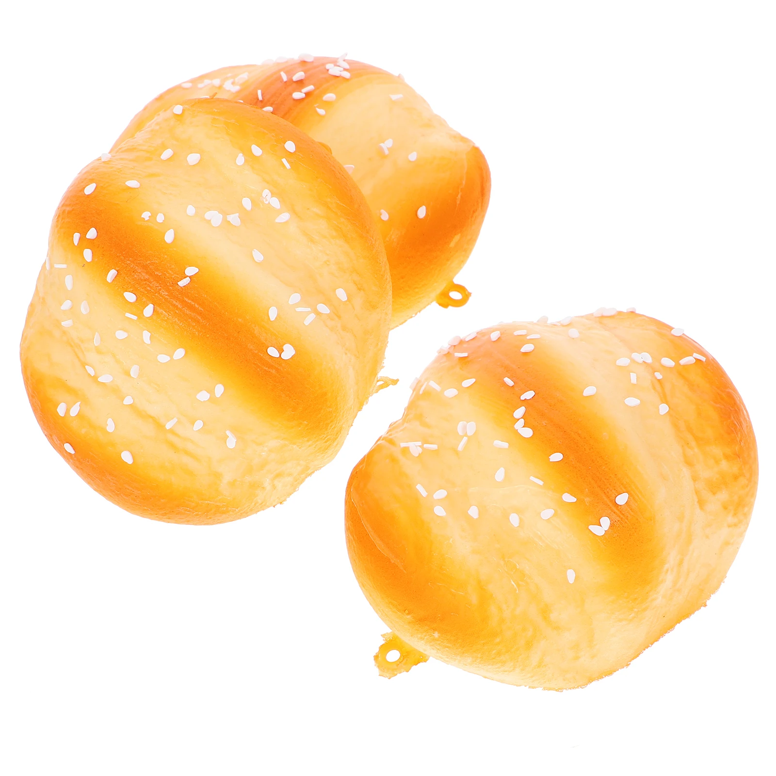

3 Pcs Simulation Bread Artificial Model Fake Food Props Imitation Foods Montessori Educational Toy Kids Accessories Baking Shop