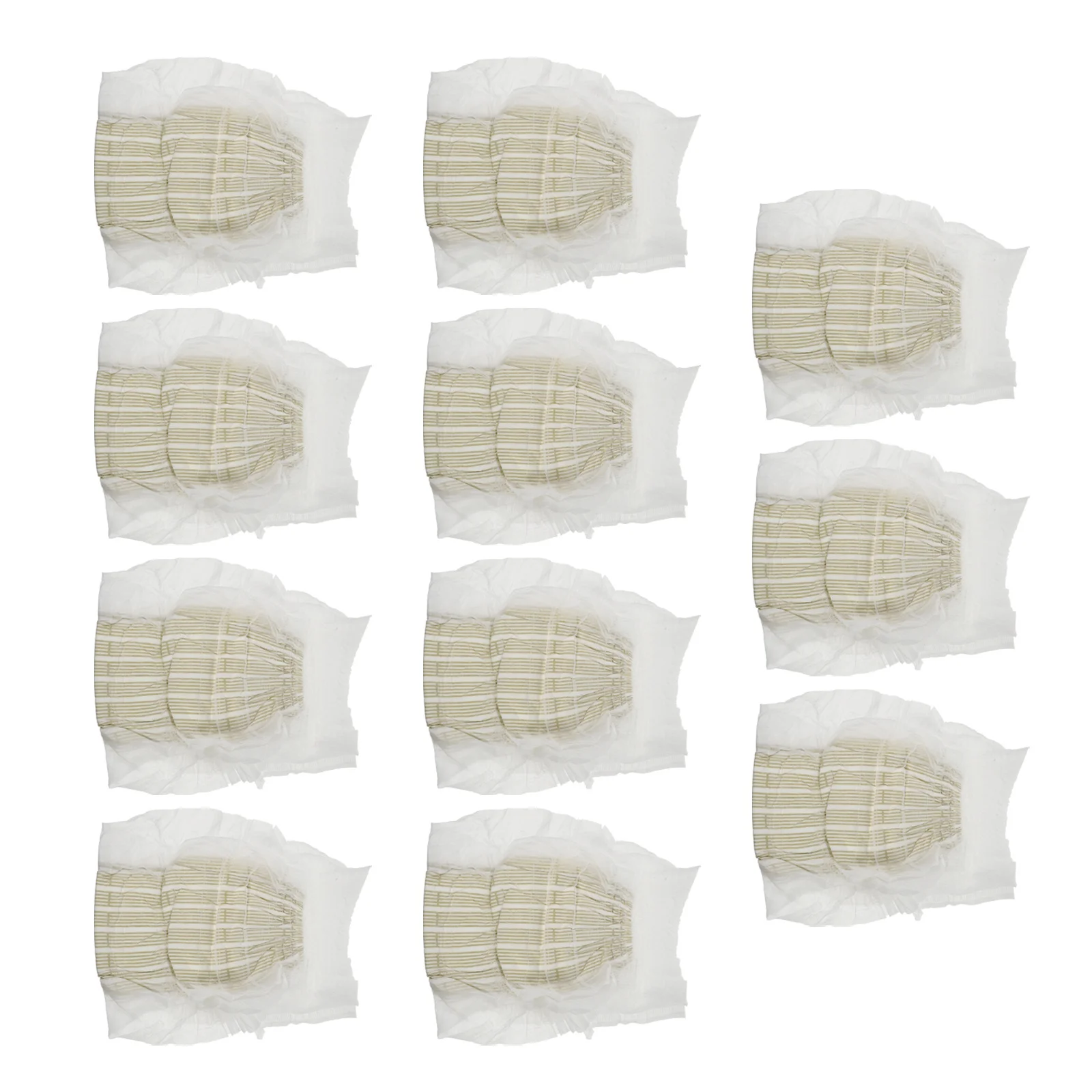 

11pcs Adult Diapers Waterproof Breathable Lining Overnight Use For Men Women Elderly Incontinence Multipurpose Disposable