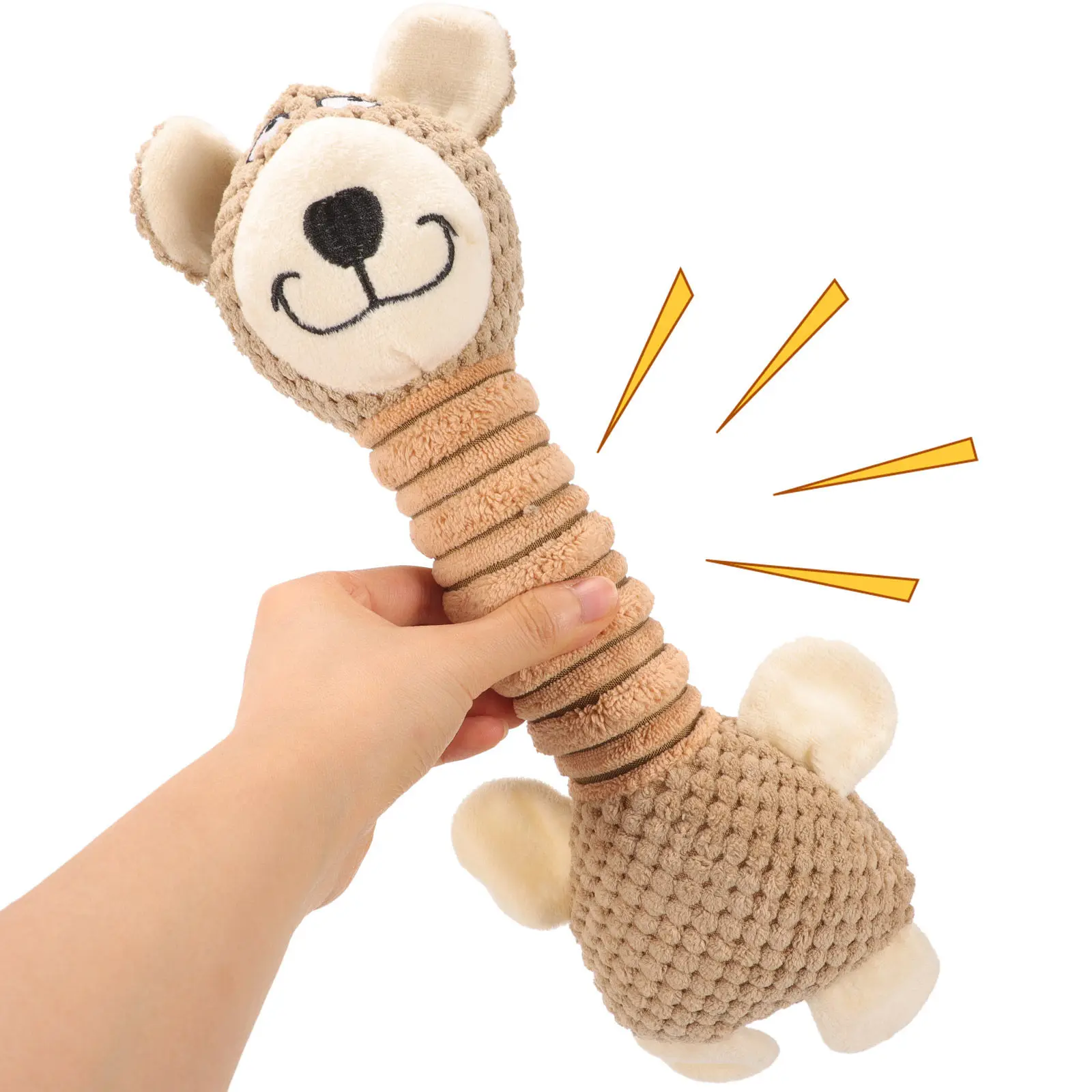Elastic Pet Chewing Sound Playing Training Companion Stop Destructive Behavior Reduce Boredom Safe Premium Material
