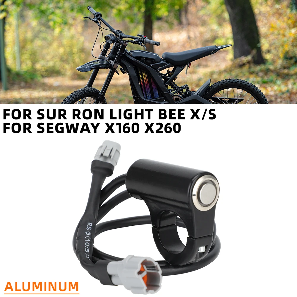Interruptor de apagado de faro Plug and Play para motocicleta, para Segway sur-ron Surron X160 X260 Light Bee S X, bicicleta eléctrica de Motocross