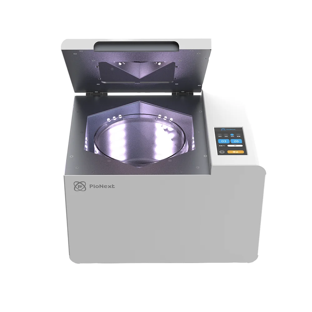 UV Curing Machine For 3d Printer Automatic Resin 3D Print Cure Desktop Professional PioNext UV02 LCD Dental Light Curing Machine