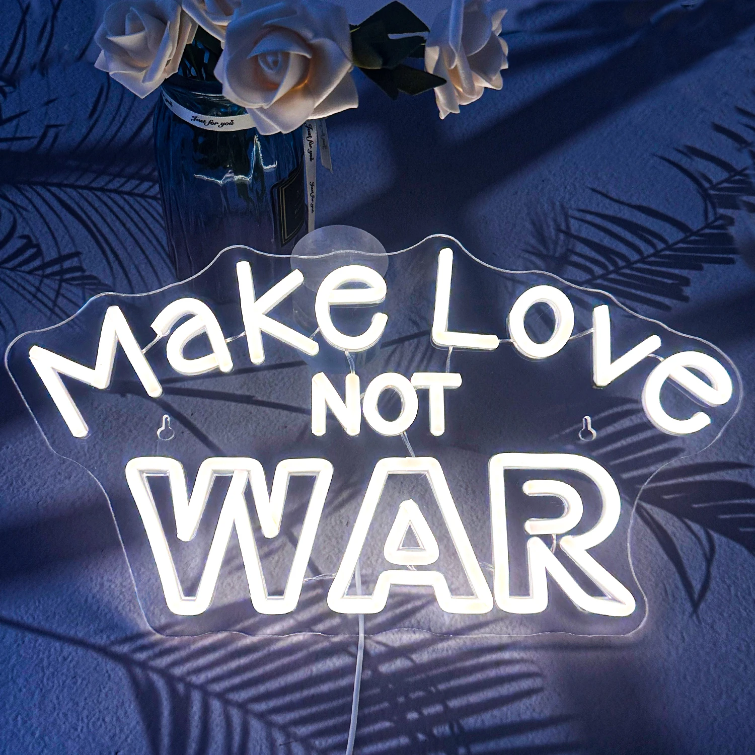 

Make love not war Neon Light Home Shop Home BAR Art Game Party room cave BAR shop Aesthetic neon signs ART wall decoration lamps