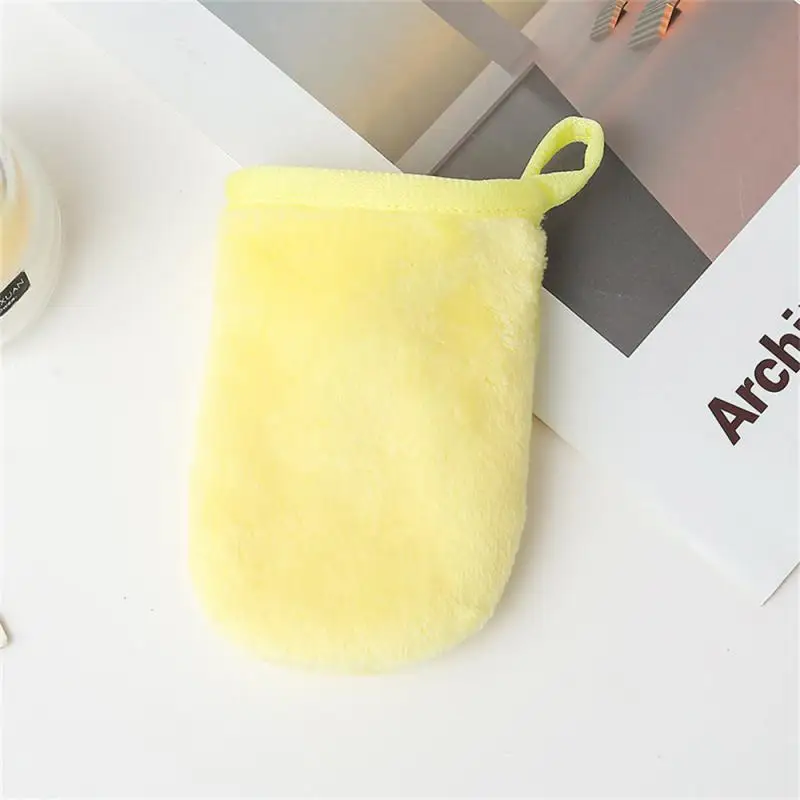 Gezicht Diepe Reinigingspads Herbruikbare Make-Up Remover Handschoen Zachte Microfiber Reiniging Make-Up Verwijderen Handschoenen Schoonmaken Handdoek Gezicht