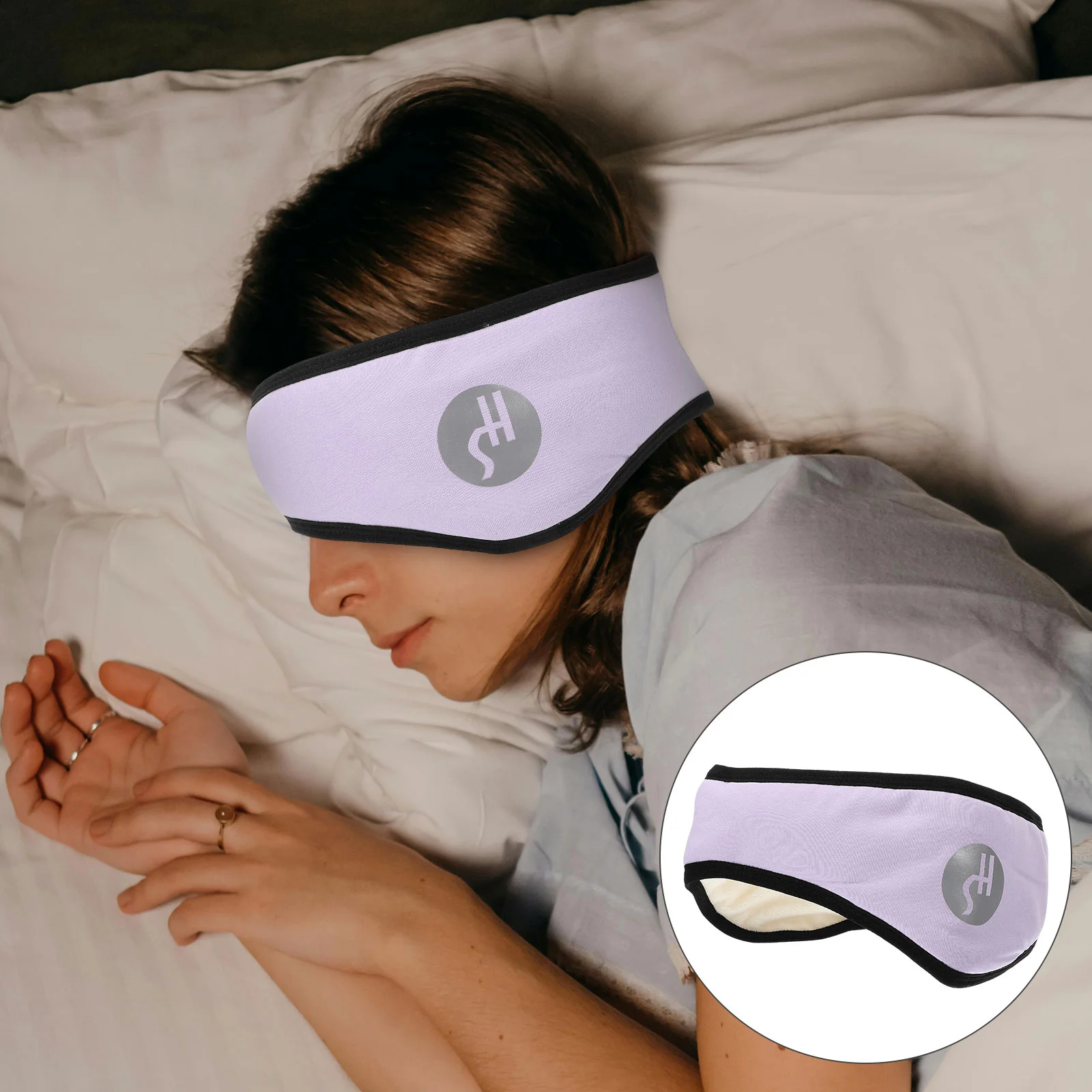 

Ear Plugs for Sleep Soundproof Warmer Headband Sleeping Mask Travel Eye Men Covers Woman