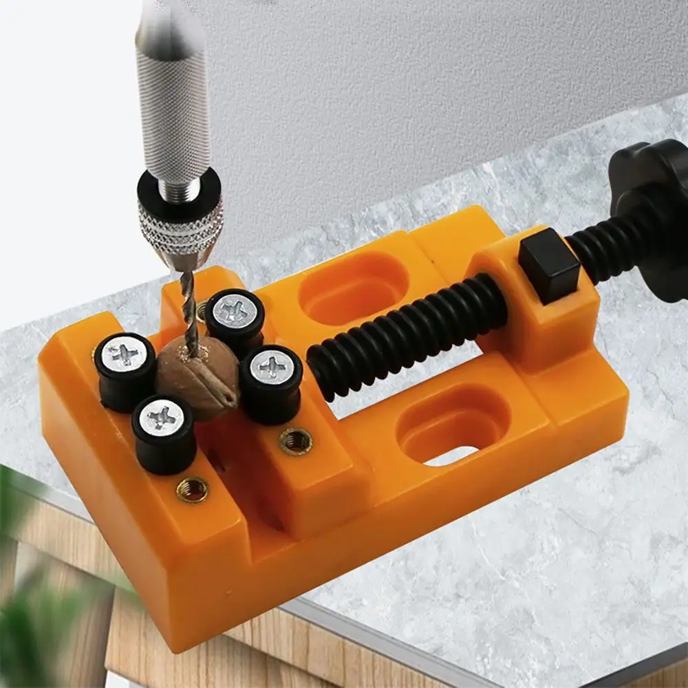 

Eight-Hole Mini Table Clamp for Woodworking and Carving - Strong Grip for Walnut, Olive, and Bodhi Beads