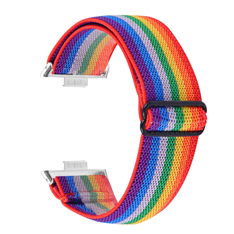 شريط نايلون مطاطي مضفر للرجال والنساء ، حزام سوار ، حلقة ، رياضة ، سوار ساعة لساعة هيواواواى فيت 3 ، كوريا