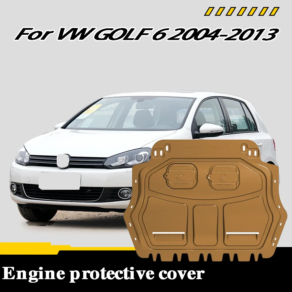 

Front Under Engine Cover For VW GOLF 6 2004-2013 1.4T 1.6L Guard Plate Skid Plate Car Engine Protection Panel Mudguard