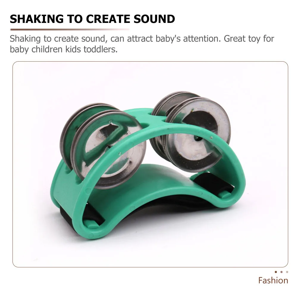 กระดิ่งเท้า จิงเกิลเบลล์ แทมบูรีน เครื่องดนตรีจังหวะ ระนาด ของขวัญเพื่อการศึกษาดนตรีสำหรับเด็ก ฝีมือประณีต