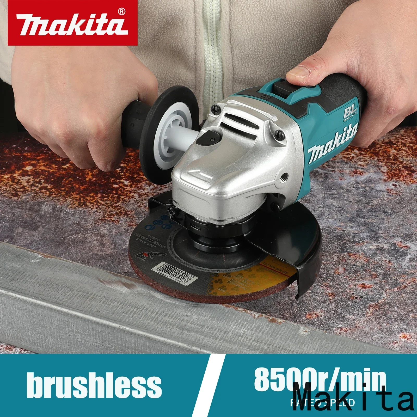 

Makita DGA504 18V 6.0Ah 125mm Rechargeable Cutting Machine Multi-functional All-in-one Brushless Rechargeable Lithium Angle Grin