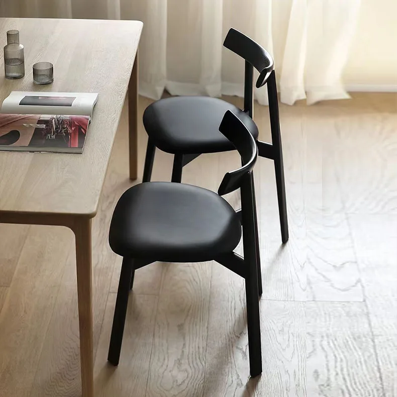 Sedia da pranzo nordica in legno massello Sedia Darth Vader Moderna semplice per la casa leggera di lusso per piccoli appartamenti, hotel, ristoranti