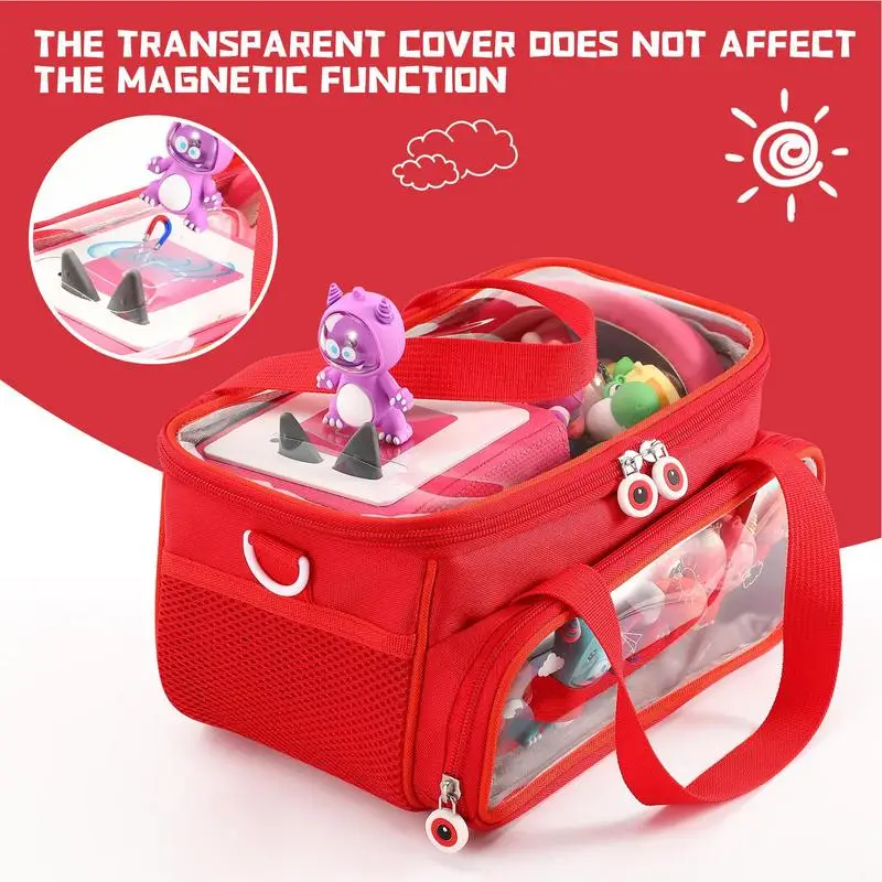 Portable Travel Carrying Case For Tonies Toniebox Starter Speaker Set Speaker Felt Cloth Foldable Storage Bag Pouch Cover Shell