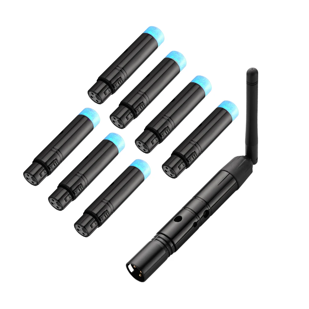 Wireless DMX512 Receiver Transmitter 2.4G Communication Distance 400M RGB Light Controller for Stage Effect Controller