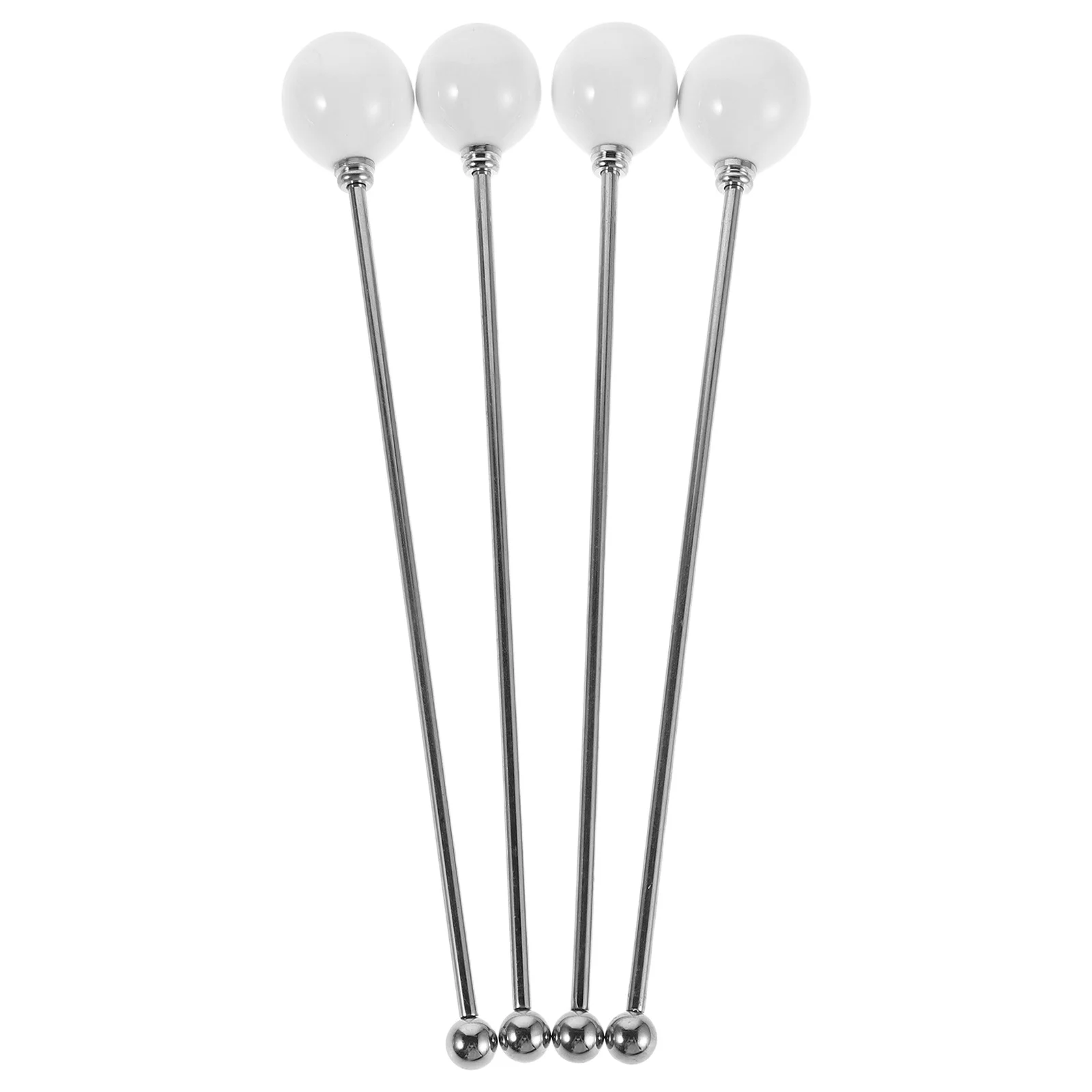 

4 шт., палочки для кофе из нержавеющей стали, 6,7 дюйма, многоразовые инструменты для смешивания коктейлей, чая, напитков, предметы первой необходимости, металл