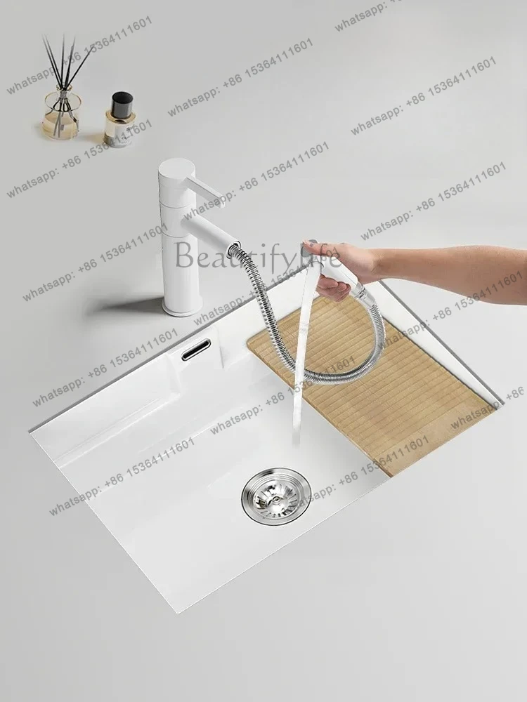 bathroom accessories set New ceramic with mobile washboard Under-counter wash basin Face wash Single basin Household bathroom Ba