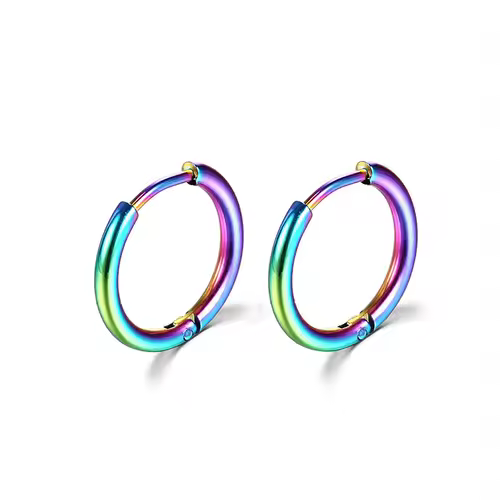 1 Pair Stainless Steel Hoop Earrings Women Men Gold Color Small Earrings Girl Jewelry Pendientes Mujer Aretes Cartilage Piercing - Image 9