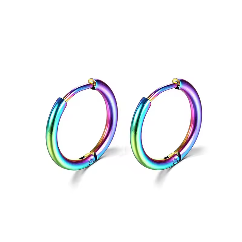 1 Pair Stainless Steel Hoop Earrings Women Men Gold Color Small Earrings Girl Jewelry Pendientes Mujer Aretes Cartilage Piercing - Image 9