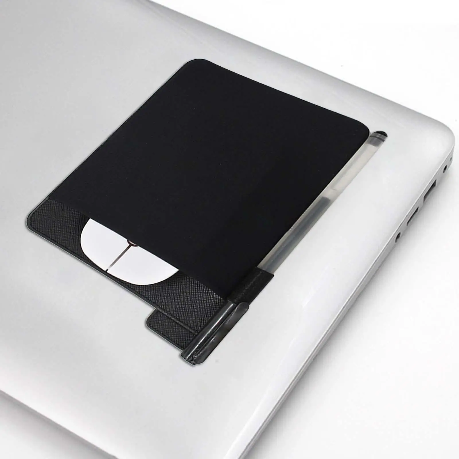 Notebooks Back Organizer Storage Pocket Elastic Mouse Bag Holder Portable Laptop Back Case for Cables Pens Carrying Pouch