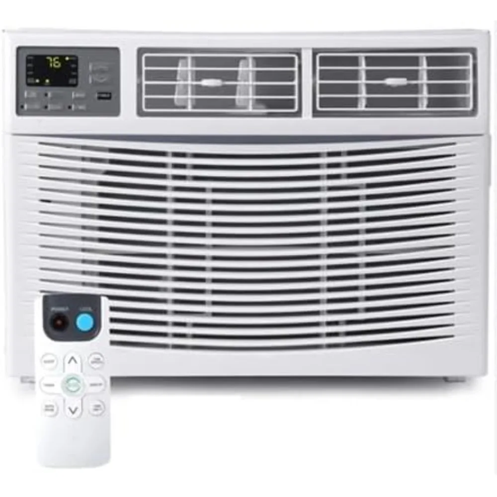 مكيف هواء نافذة 12000 وحدة حرارية بريطانية مع جهاز تحكم عن بعد - تبريد هادئ (61 ديسيبل أمريكي)، موفر للطاقة EER 11.0 لـ 550 قدم مربع، وضع تلقائي #1