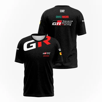 WRC 레이싱 대회 야외 익스트림 스포츠 오버사이즈 저지, 속건성 반팔 티셔츠, 2024 핫 셀러, 신제품