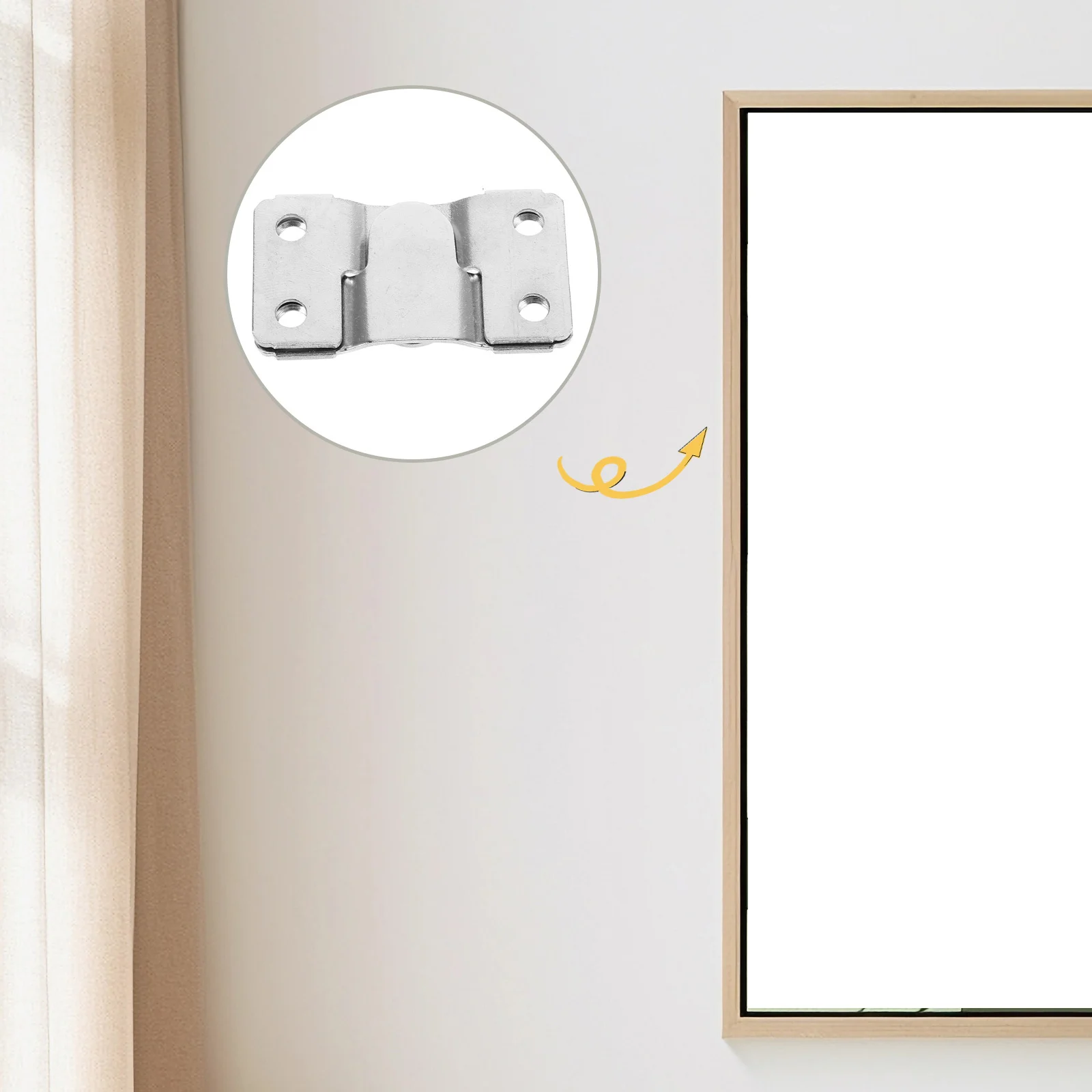 

12Pcs Durable Stainless Steel Hidden Design Wall Mount Brackets for Furniture Bed Rails on Installation Heavy Duty