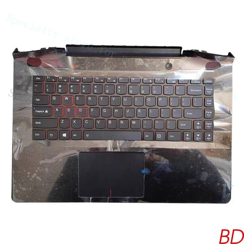 

A+ Ideapad Y700-14 For Lenovo Palmrest C Shell English Backlit Keyboard Touchpad
