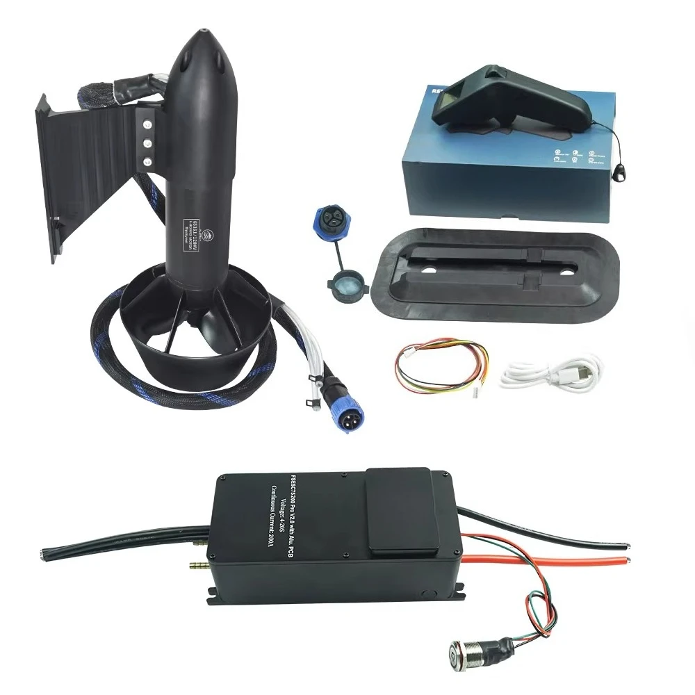 

65161 подводное подруливающее устройство, электрическая система помощи, 3000 Вт, 25,4-84 В, IP68, водонепроницаемая для каяка, плота, надувная лодка, SUP доска