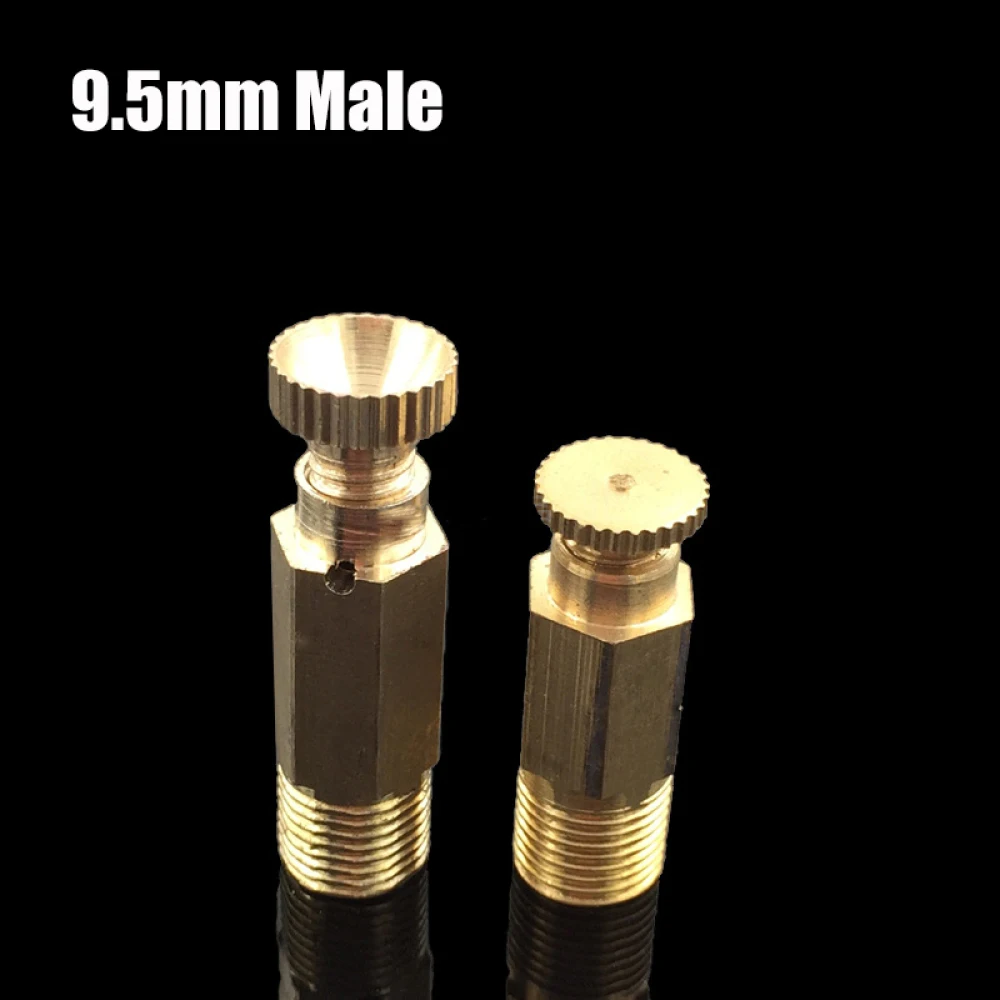 1pcs Manual Air Vent Thread 9.5mm Male Thread Radiator Air Vent Bleeding Plug Valve Household Hardware Accessories