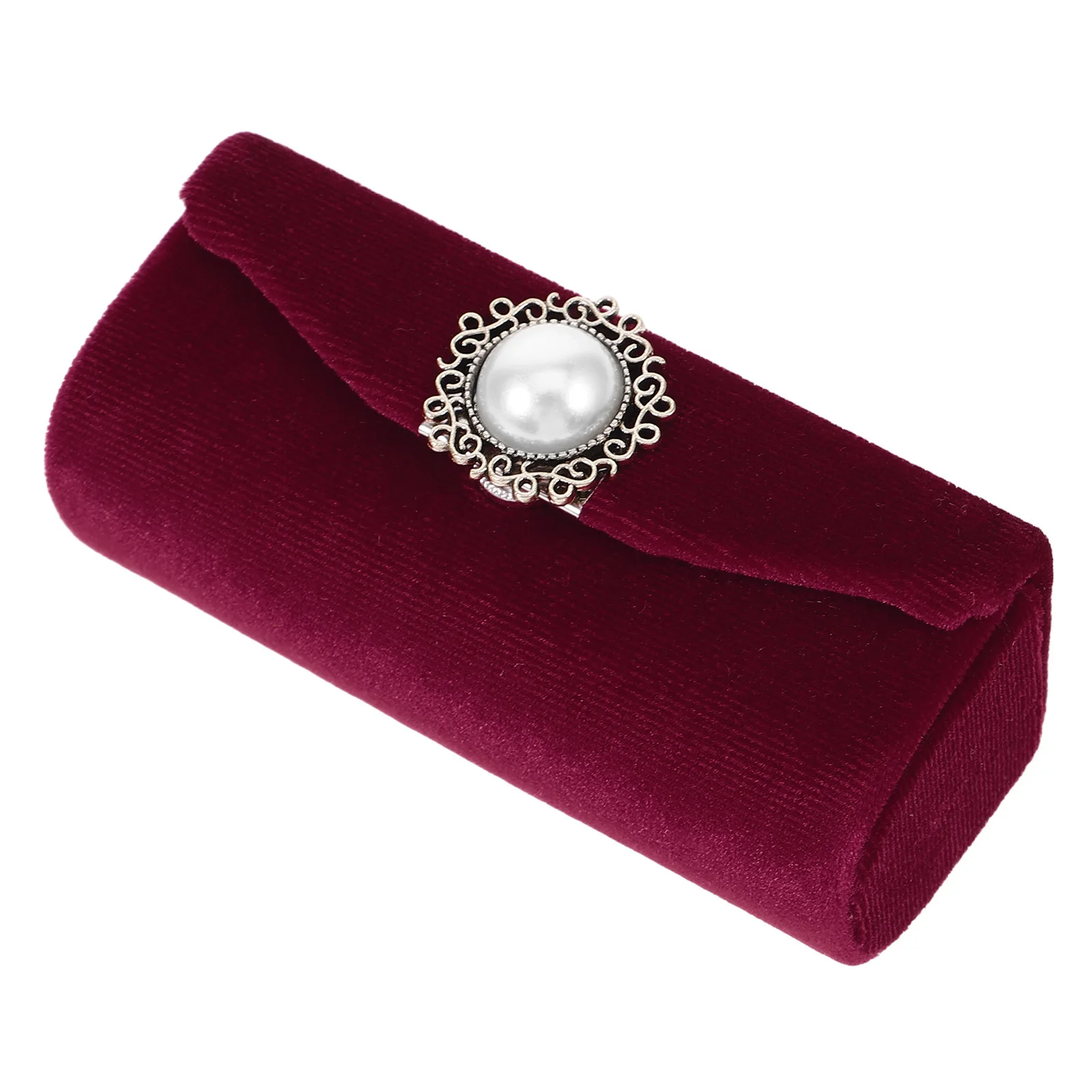 علبة أحمر شفاه واحدة، حقيبة أحمر شفاه محمولة خفيفة الوزن مع حامل مرطب شفاه للسفر للمحفظة