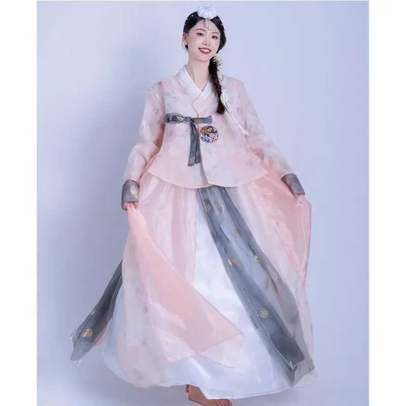 

Hanbok Dress Korean Ethnic Clothing Korean Holiday Outfit Yanbian Princess Yanji Palace Costume 한복