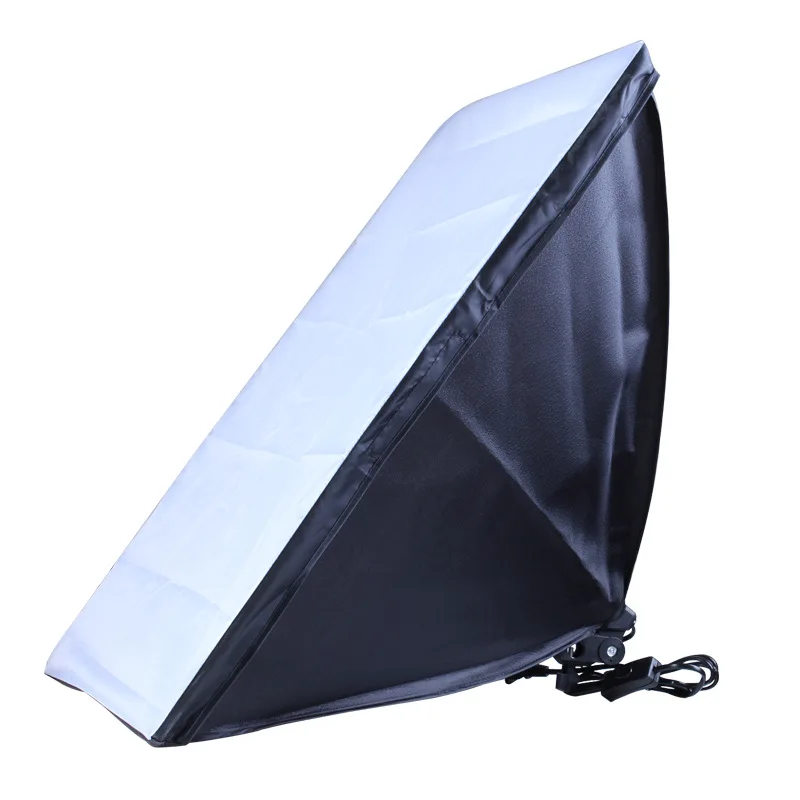 

European Standard 220V 50 * 70cm Single Light Softbox Photography Lamp Studio Clothing Professional Shooting Fill Light