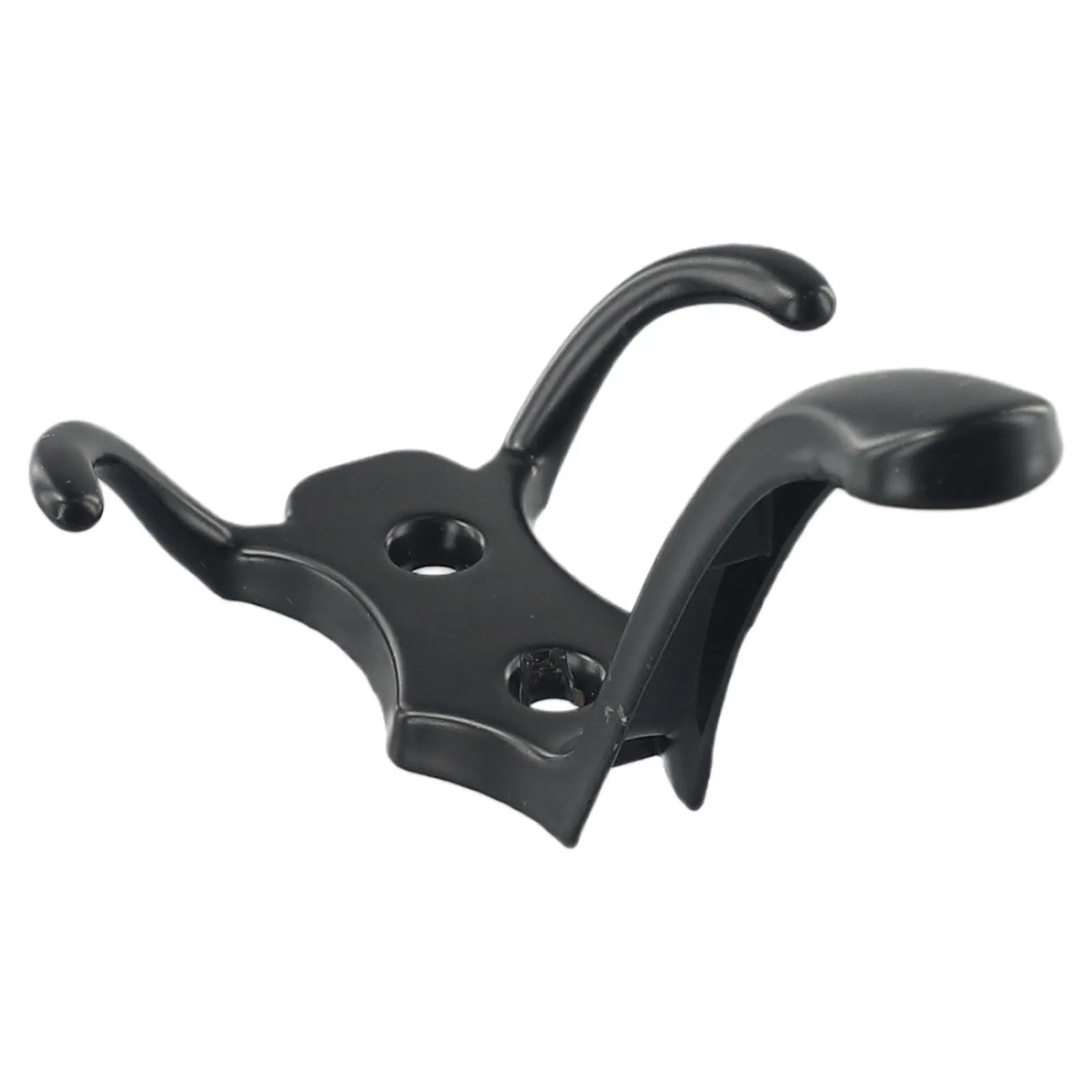 

Black Wall Hooks Storage Chrome Coat Clothes Hat Rack Home Accessories Household Hardware Wall-mounted Zinc Alloy
