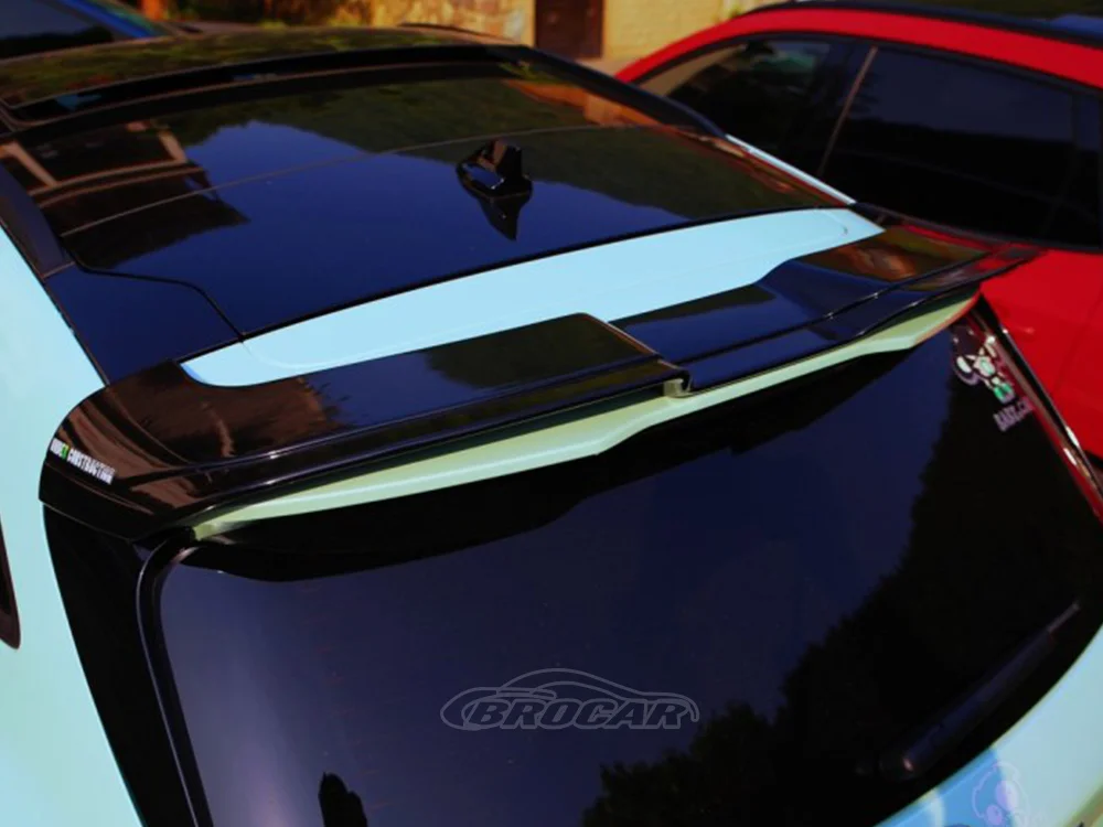 For Ford ESCAPE spoiler 2020 - 2024 Ecoboost High Quality ABS Plastic Unpainted Gloss Black Rear Spoiler Trunk Boot Wing Spoiler