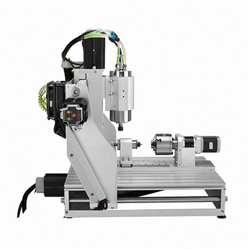 3040 2.2KW 4 Axis Milling Machine Industrial Use 1.5KW 3 Axis Wood Engraving Cutting Machine with Handwheel Water Tank Optional