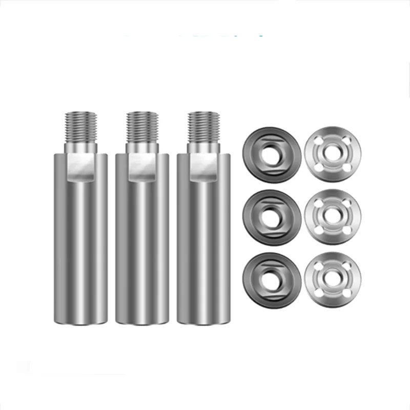 

Extension Rod Connecting M10 Thread Adapter for Angle Grinder Extension Shaft with Nuts for Rotary Polisher Pad Grinding Connec