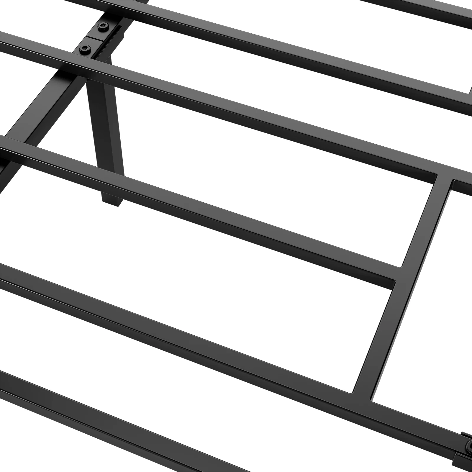 Queen Bed Frame 14 Inch High Max 1000 Pound Heavy Duty Sturdy Metal Steel Queen Size Platform No Box Spring Needed Black