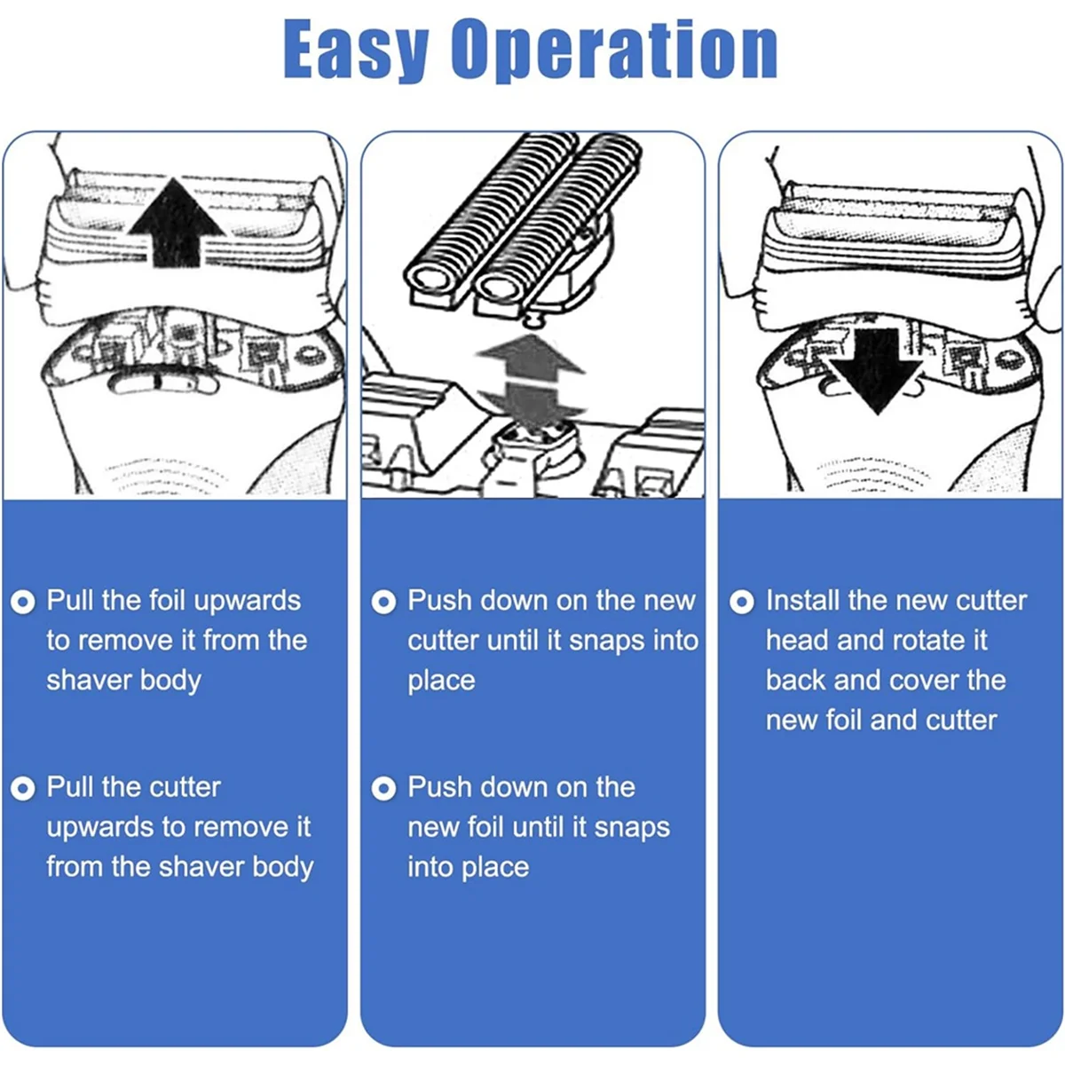 رأس حلاقة بديل للبراون ، ماكينة حلاقة كهربائية ، ماكينة حلاقة رجالية ، السلسلة 9 ، 9 Pro ، io s ، 9080cc ، 50 s ، 9095cc ، 94M